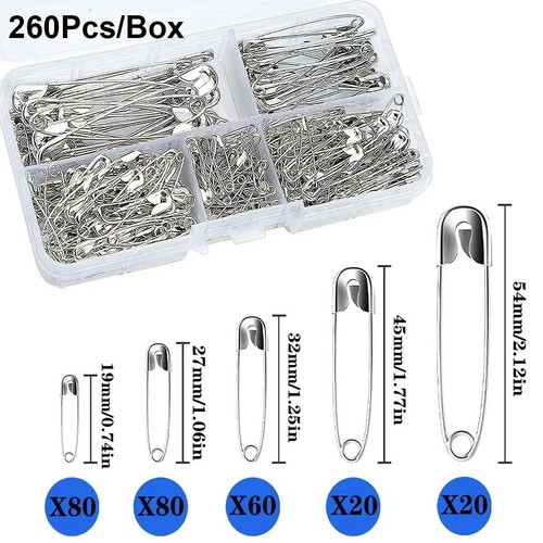 260pcs assorted steel - steel, safety