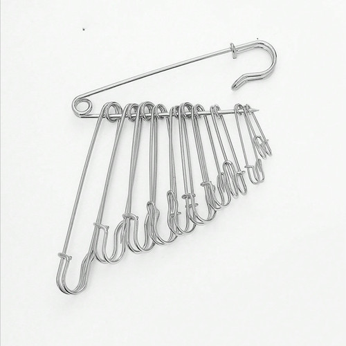 10x safety pins - 10x, large