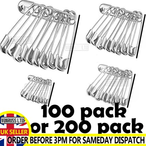 Safety pins 100 - 200, pcs
