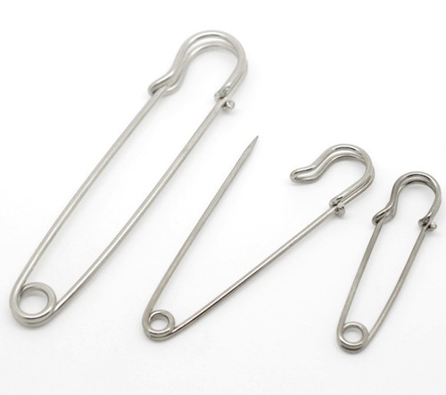Small large metal kilt pin - large,