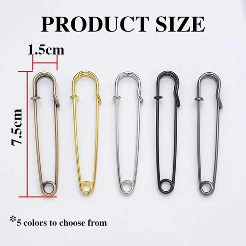 20pcs safety pins 7 5cm - pins, 7.5cm