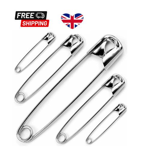 50pc safety pins assorted - safety,
