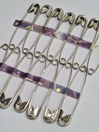 Safety pins large - safety, stainless